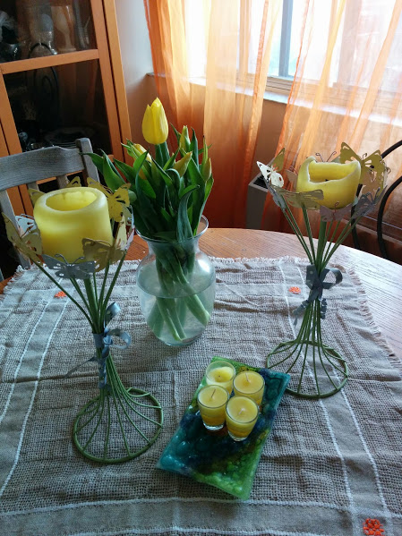 Tulips on the table